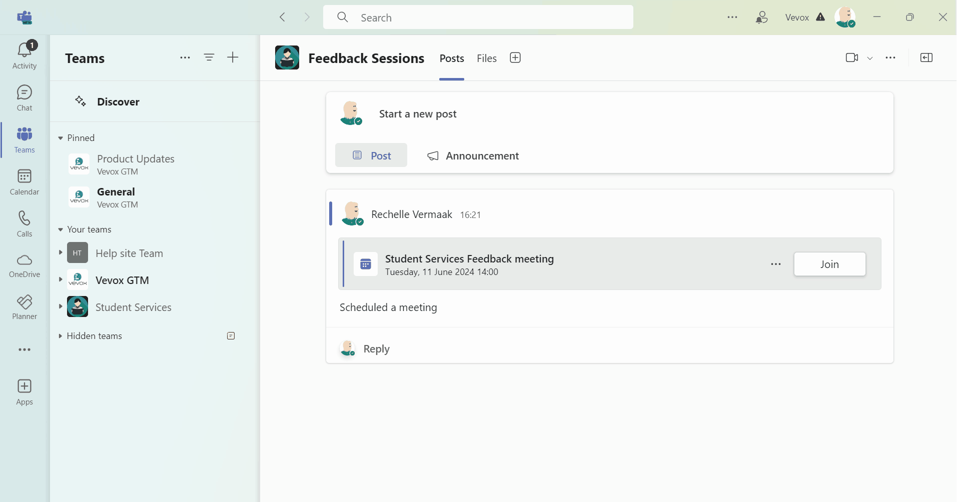 Adding Vevox to Channel meeting Final.gif