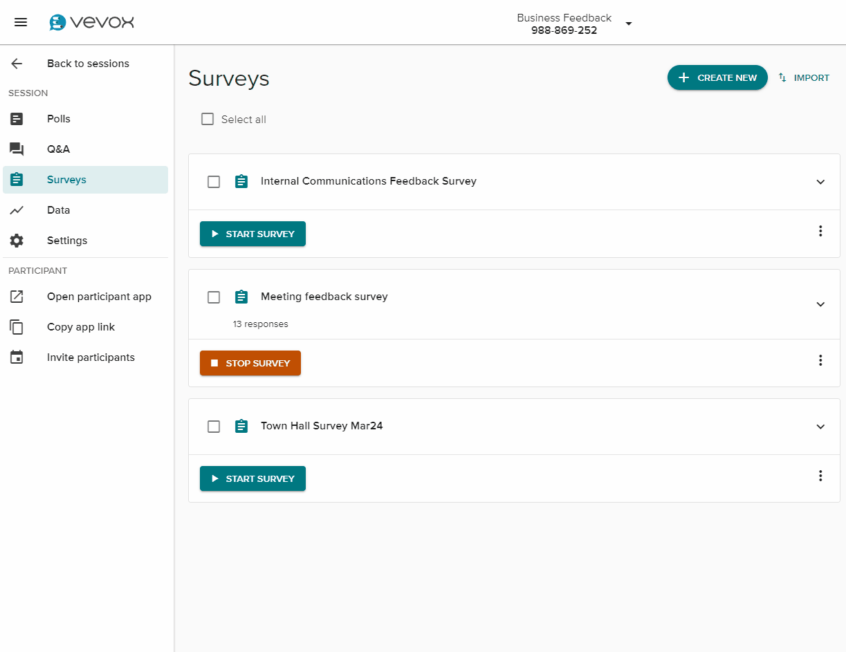 Get data report for survey.gif