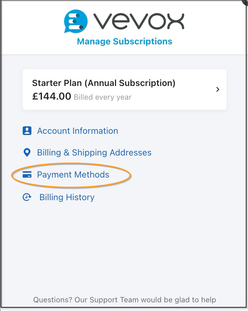 Upating credit card details Starter plan.png