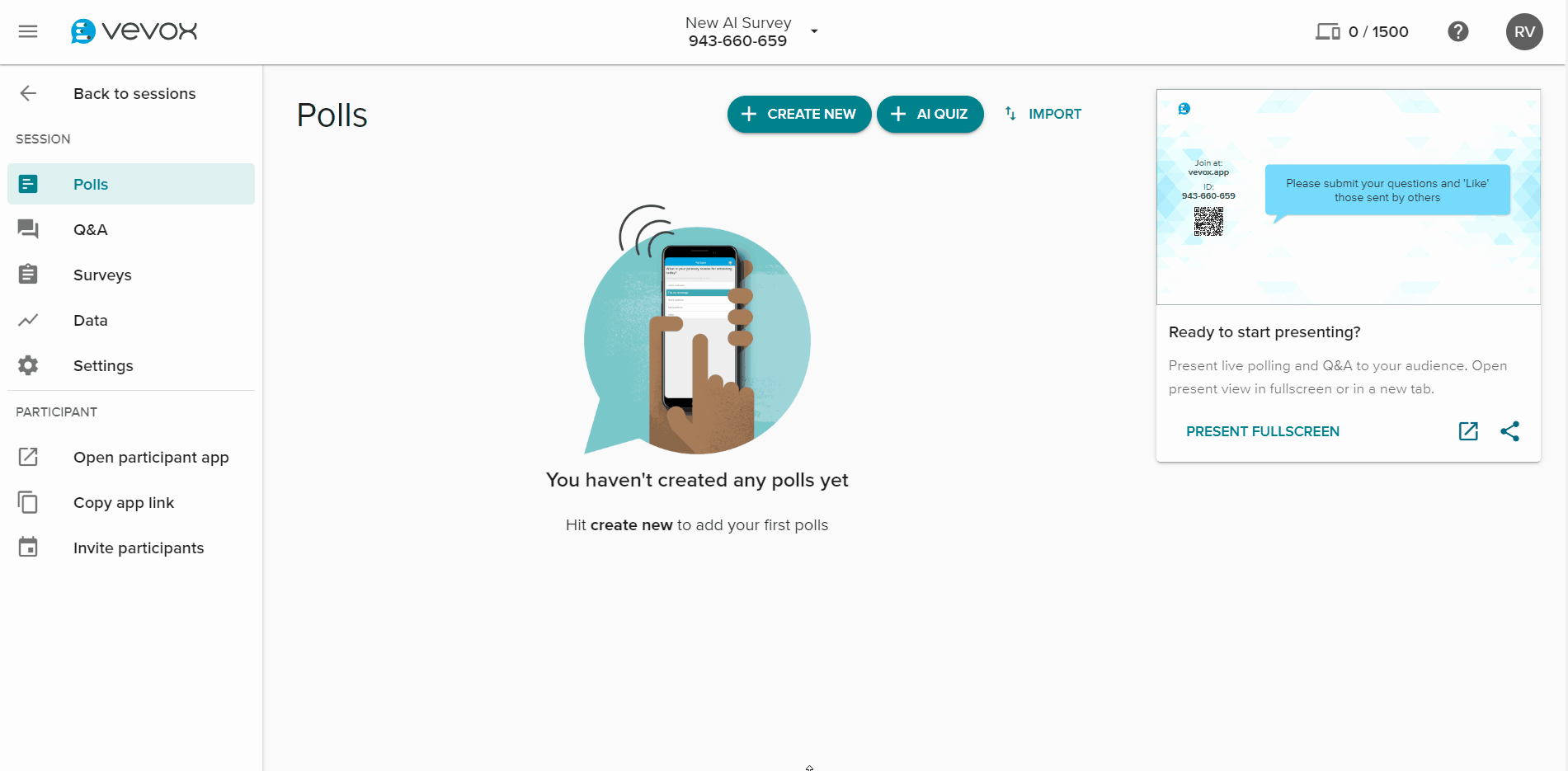Create Survey in AI quiz.gif