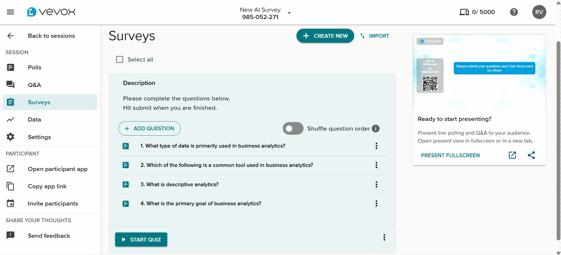 Edit AI survey add questions.gif