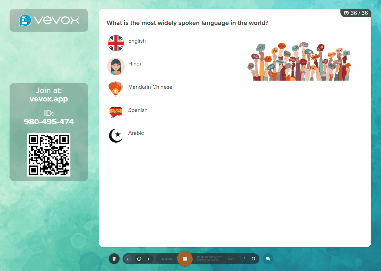 pie chart MCQ correct answer.gif
