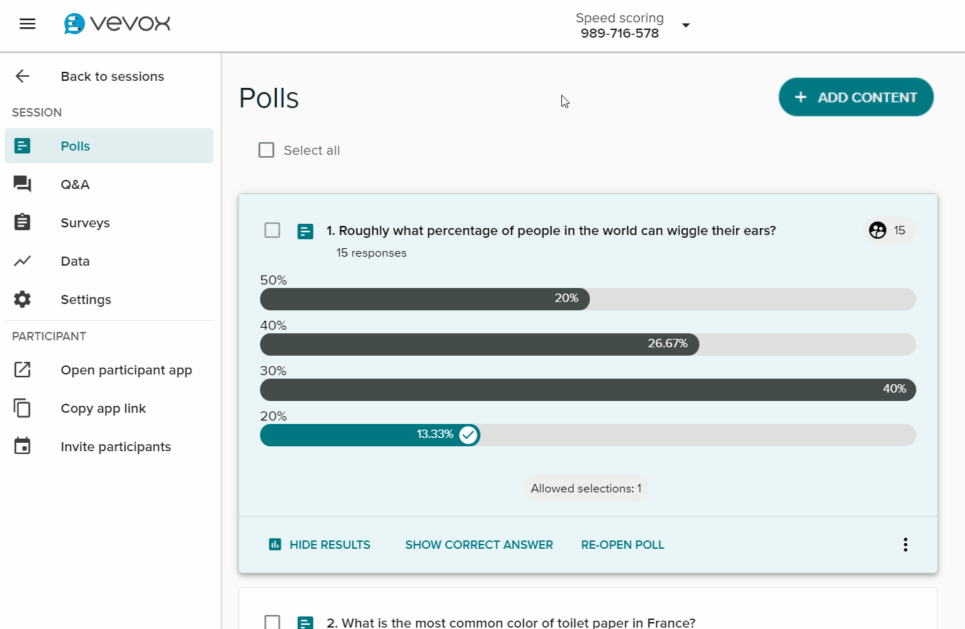 Delete responses of poll.gif