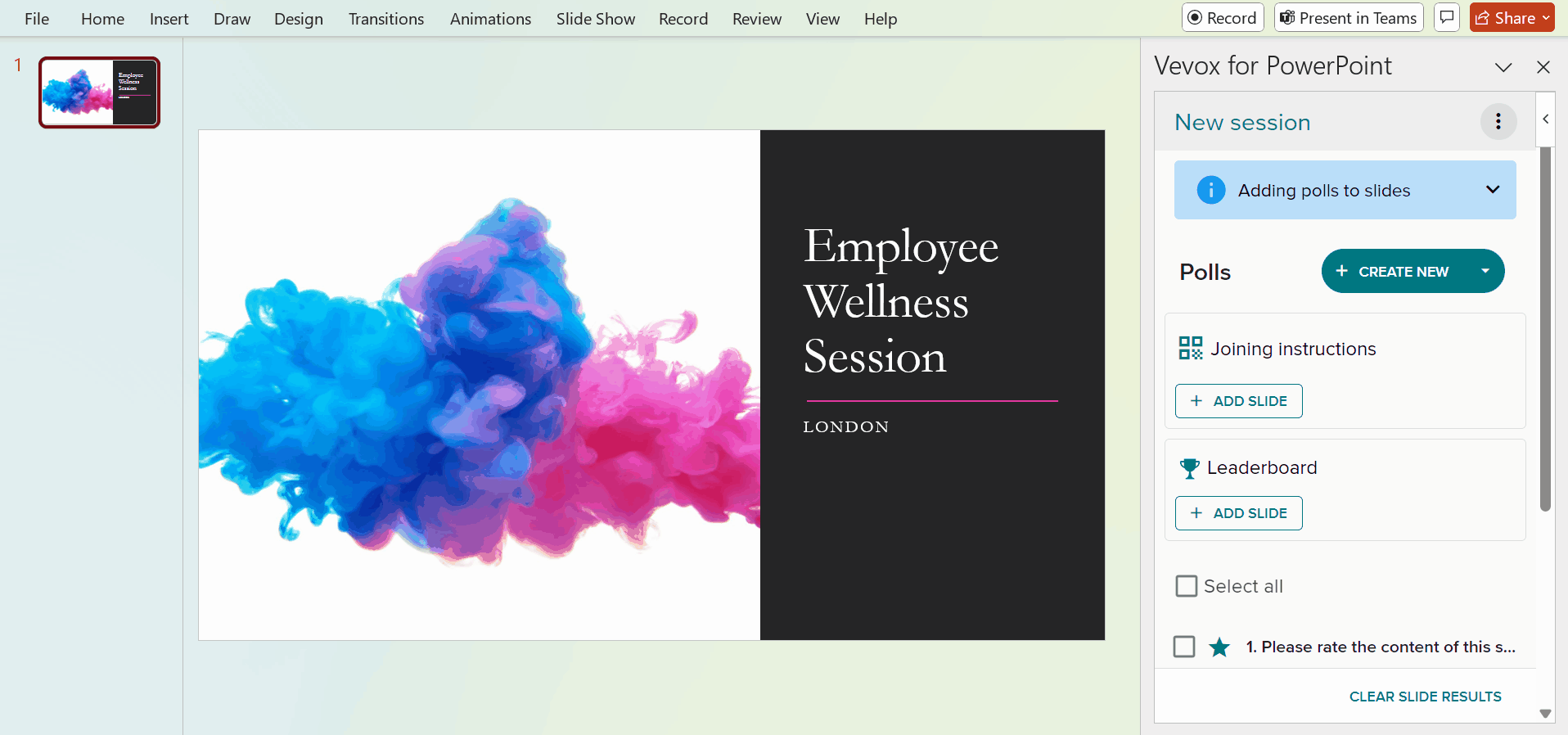 Customize slides with designer joining instructions.gif