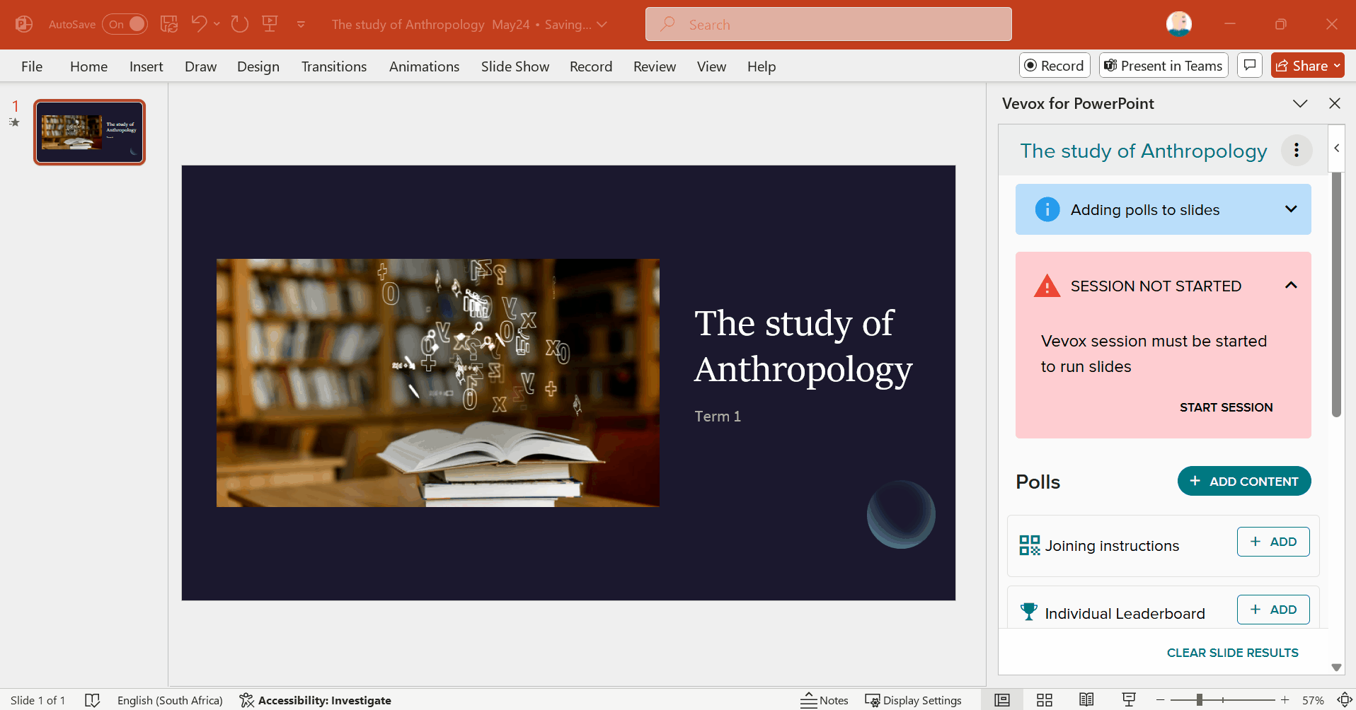 start session in dashboard final.gif