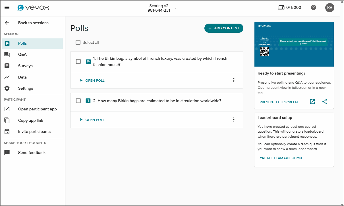 Set custom score for a poll.gif