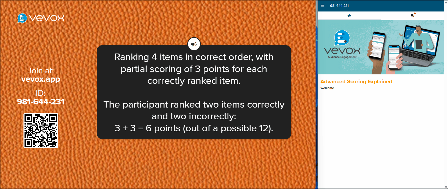 Rank 4 items participant got 2 right at 3 points each final.gif
