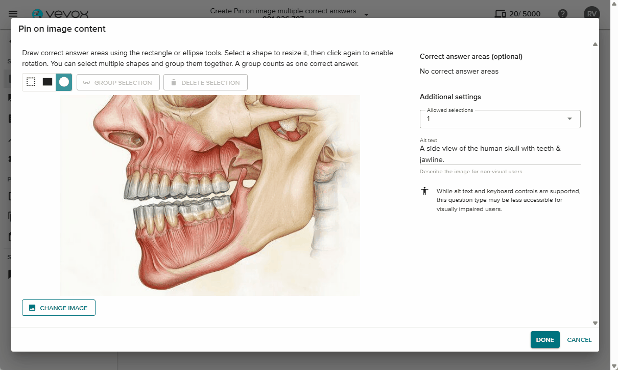 Create Pin on image poll set correct areas.gif