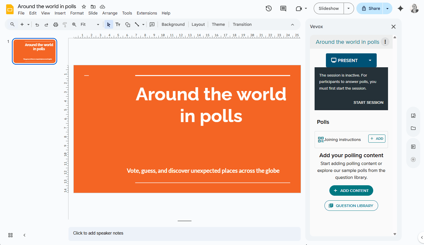 Create polls in Google slides.gif