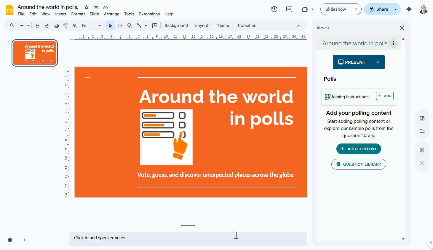 Uninstall Vevox for Google Slides.gif