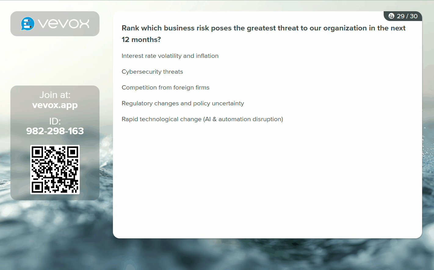 Create a quick poll in current session.gif
