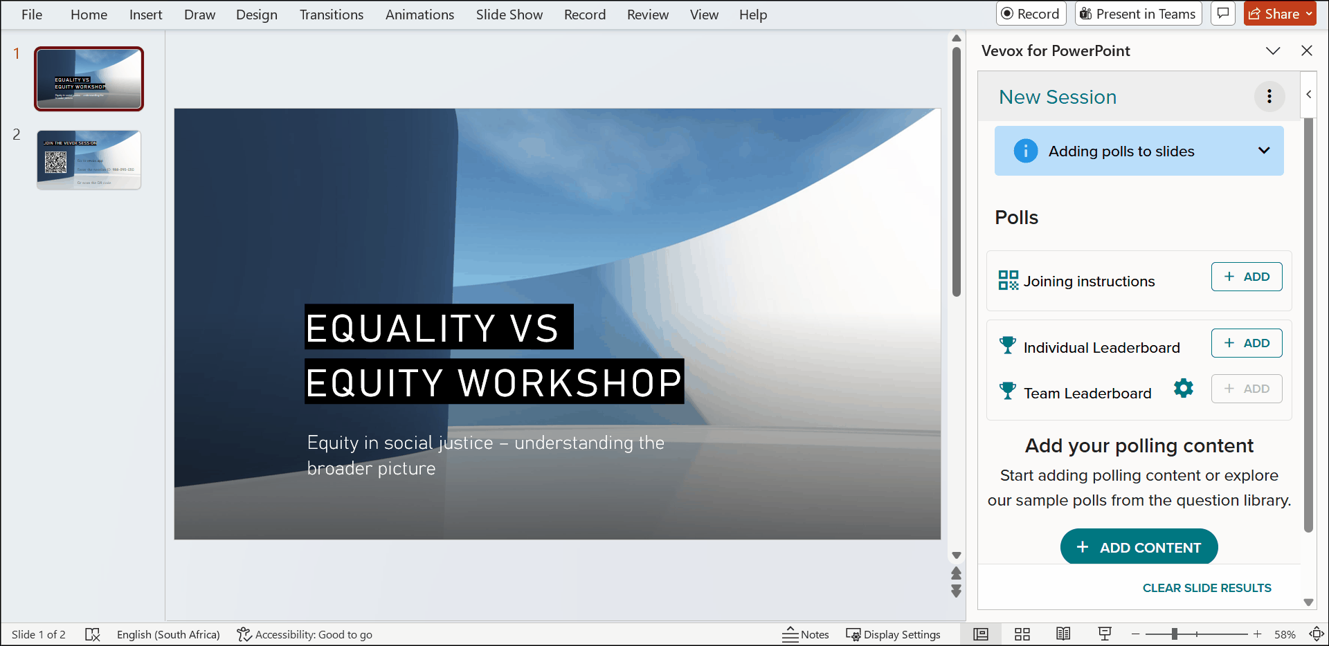 How to add countdown timer in PPT  indiv poll.gif