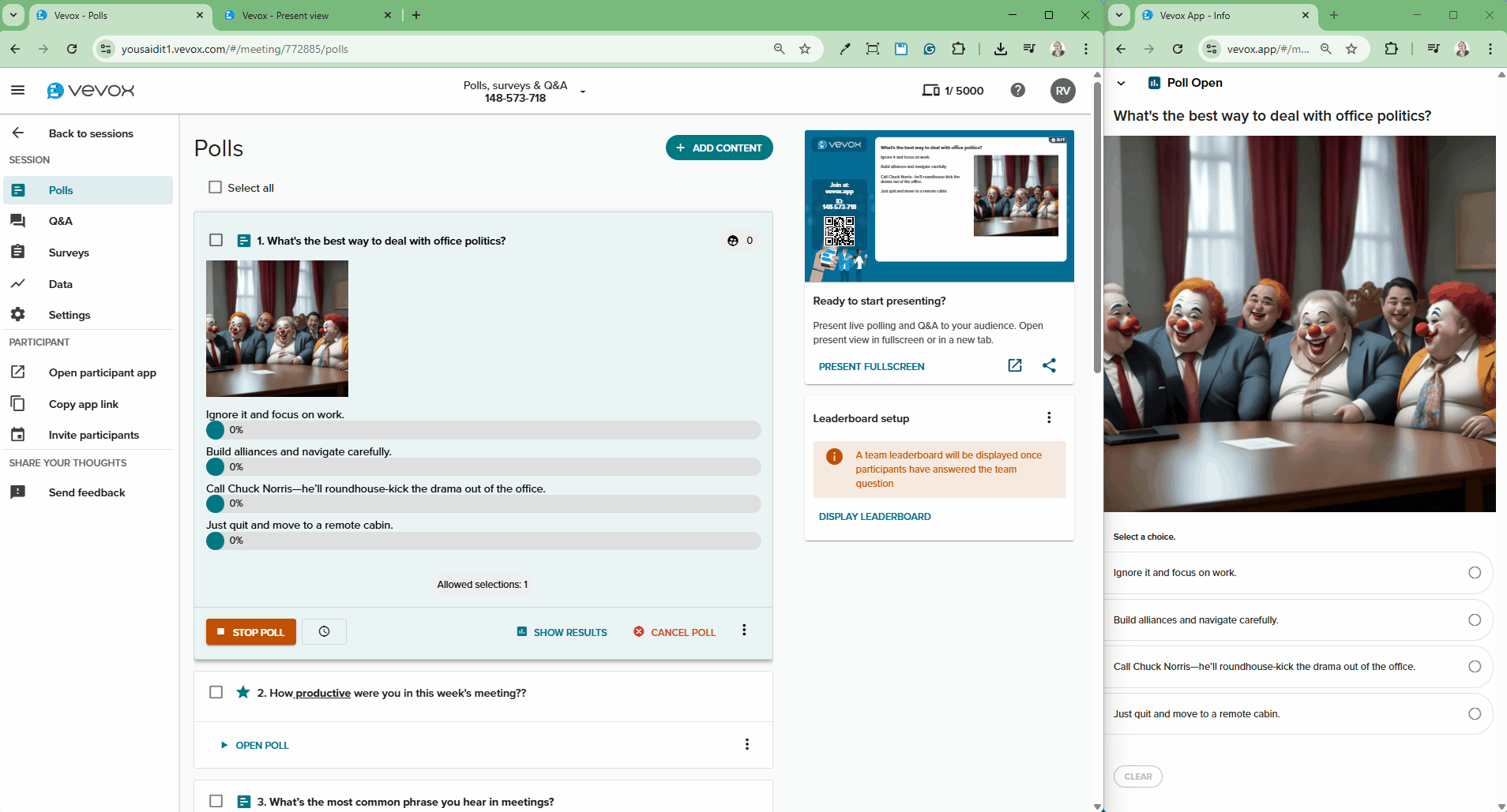 Testing your polls turn on connected devices.gif