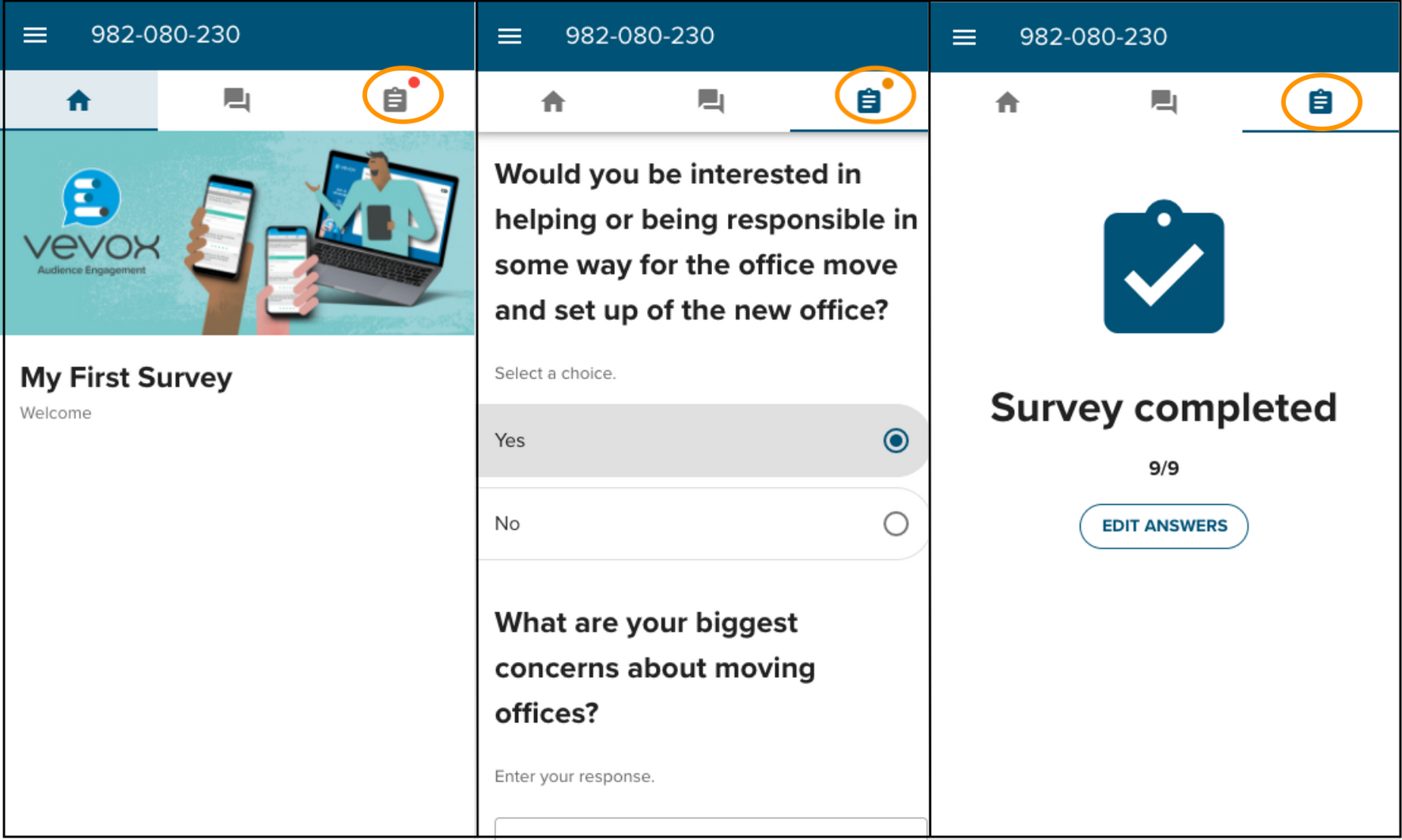 Publish surveys – Vevox helpsite