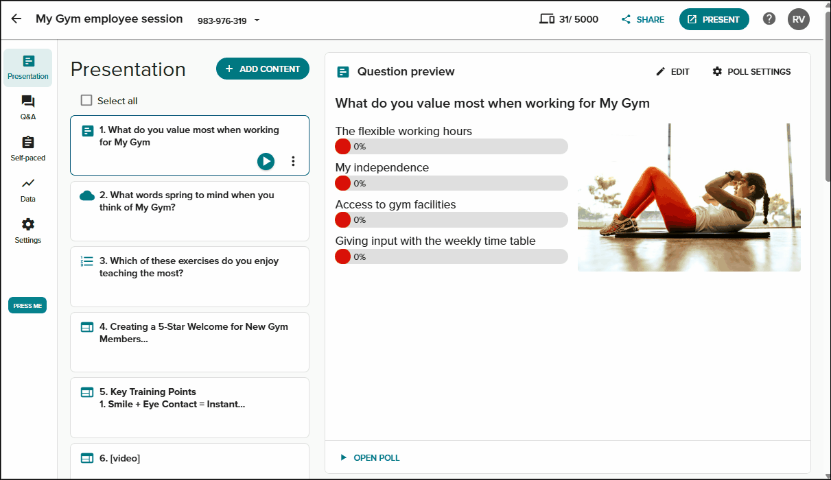 Open poll dashboard.gif