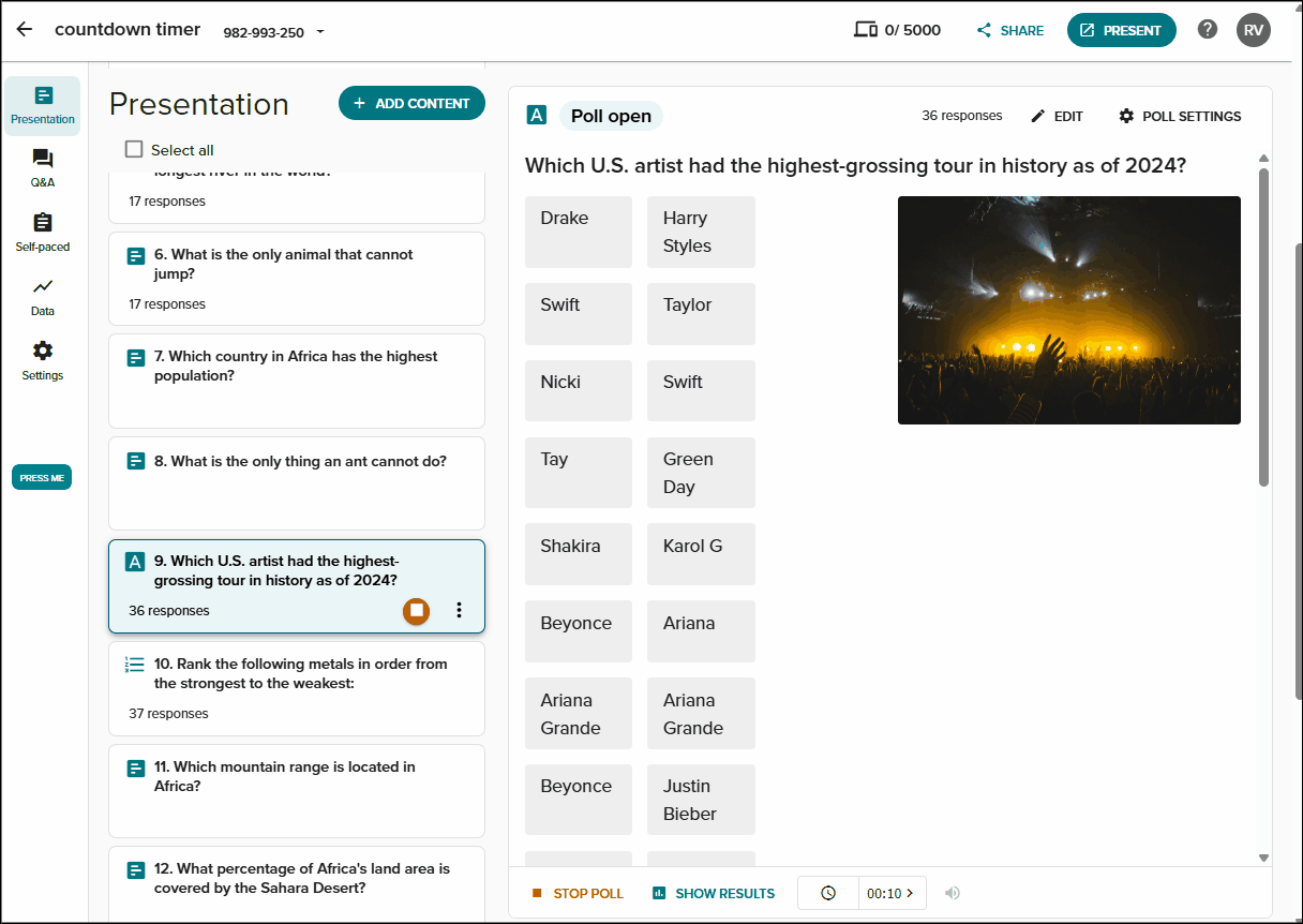 Show correct answer from dashboard.gif