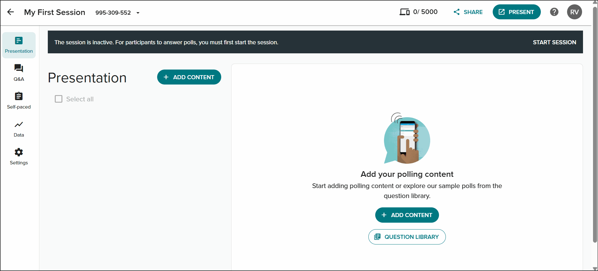 Start session form information drop down panel.gif