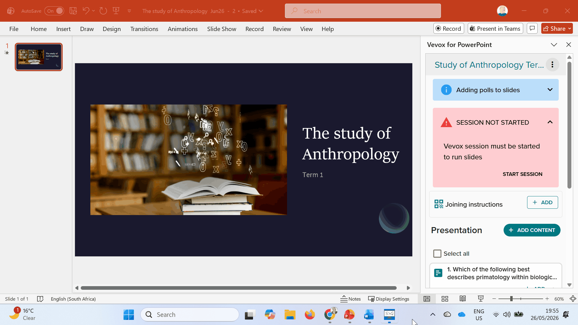 Start session in dashboard.gif