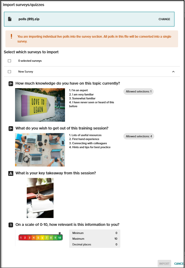 import into survey.png