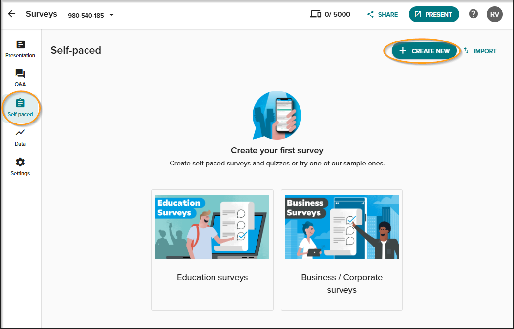 Create a survey.png
