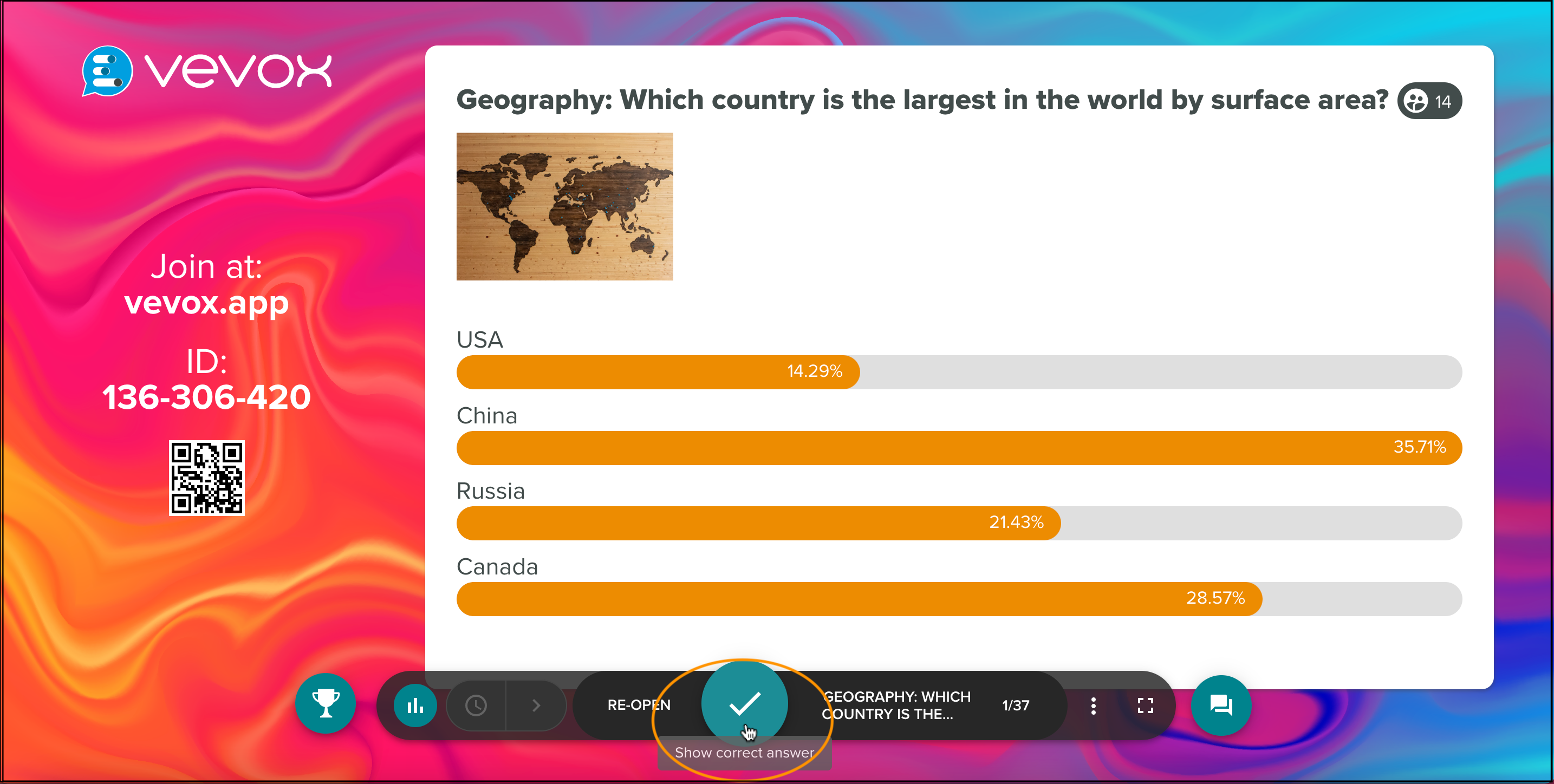 Show a leaderboard to participants – Vevox helpsite